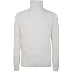 SLOWEAR Men's Textured Turtleneck Sweater Men WHITE Sweaters & Cardigans